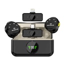 Microfono Inalambrico Doble Lightning + USB-C AI Noise Q9