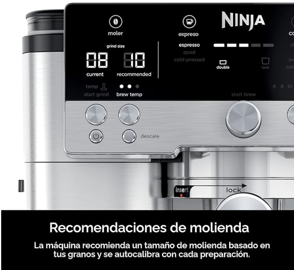 Cafetera profesional NINJA LUXE máquina de café 3 en 1