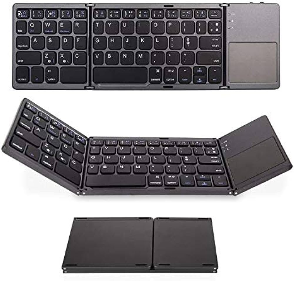 Mini teclado plegable con mouse pad IDEA DE REGALO