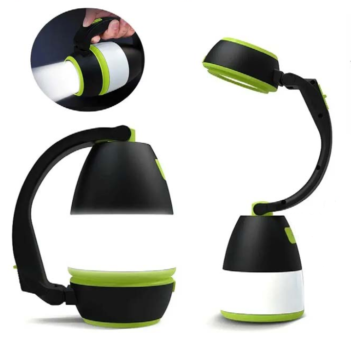 Linterna y lampara diseño 3 en 1 recargable, ebasix IDEA DE REGALO