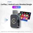 Adaptador Inalambrico CarPlay + Android Auto Q1M