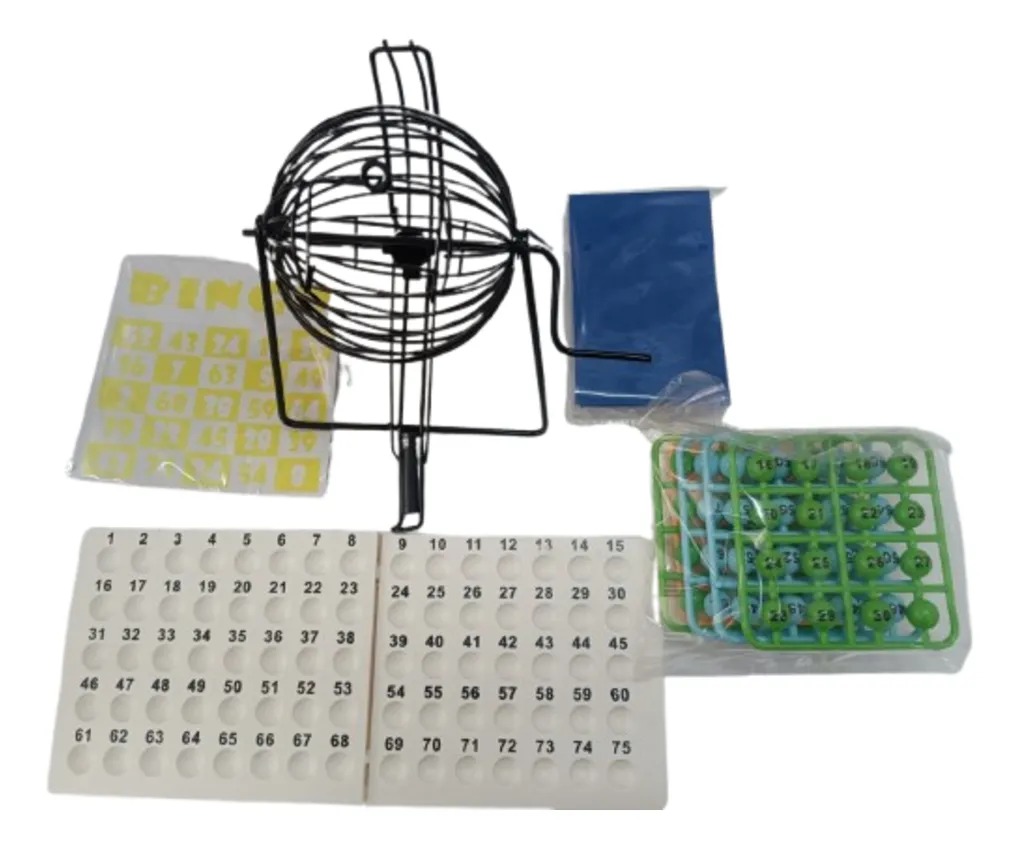 Bingo, Juego De Mesa, Con Accesorios