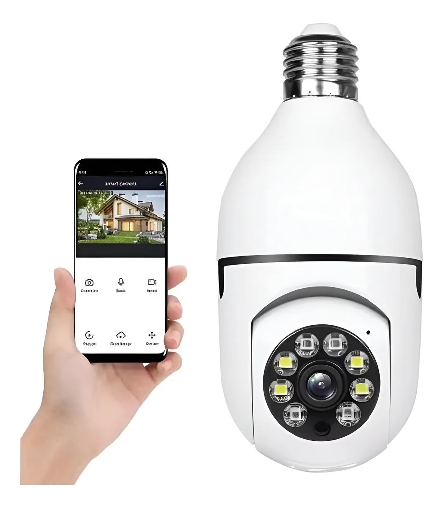 Cámara De Seguridad Tipo Foco