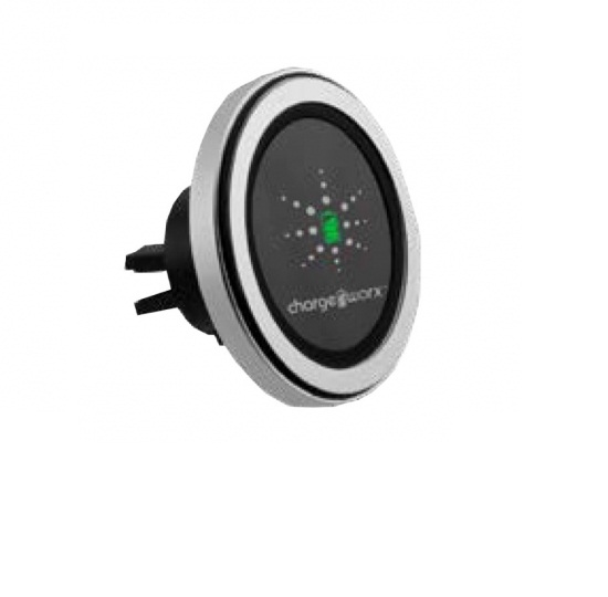 Cargador de Telefono Inalámbrico Magnético Con Soporte Para Tablero O Ventolera Chargeworx