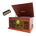 Tocadiscos Retro 8 En 1 + Incluye brocha de limpieza AM