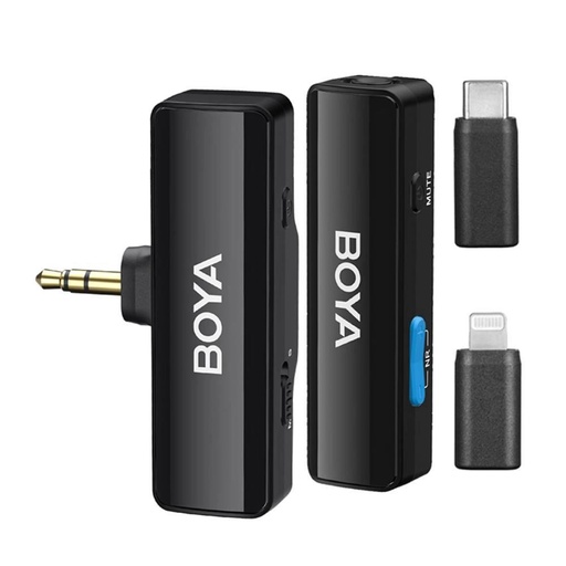 [boyaa1] Microfono Boya BoyaLink A1 USB-C + Lightining + 3.5mm TRS NC