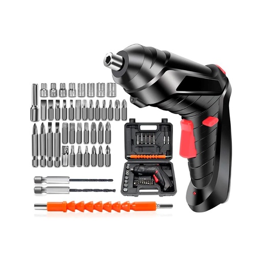 [O5E13107] Ebasix- kit destornillador inalambrico 47 piezas