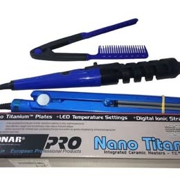 [SN1228] KIT SONAR PLANCHA 3en 1 FINA-RIZADOR-PEINE