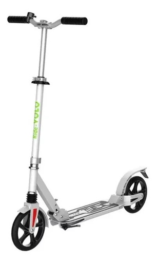 [HOJUTJ1025B] Scooter Monopatín De Aluminio Color Blanco