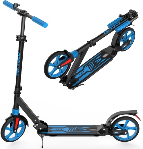 [HOJUTJ1025B A] Scooter Monopatín De Aluminio Color Azul