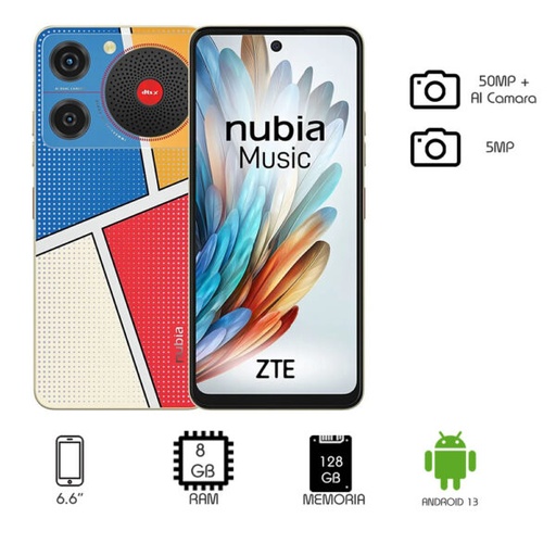 [Celular ZTE Nubia Music 8GB / 128GB] Celular ZTE Nubia Music 8GB / 128GB