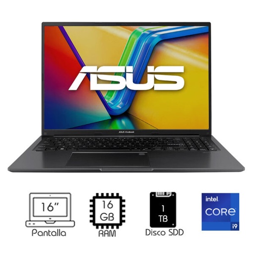 [Laptop Asus Vivobook 16 X1605VA Intel I9-13900 16Gb 1TB 16″FHD] Laptop Asus Vivobook 16 X1605VA Intel I9-13900 16Gb 1TB 16″FHD