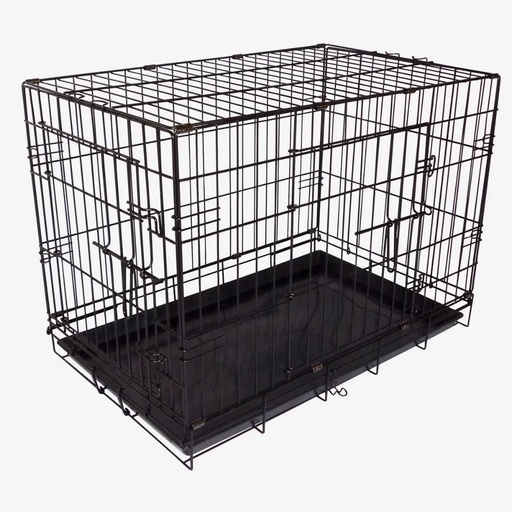 [31503P] JAULA METÁLICA PLEGABLE PARA MASCOTAS PERRO